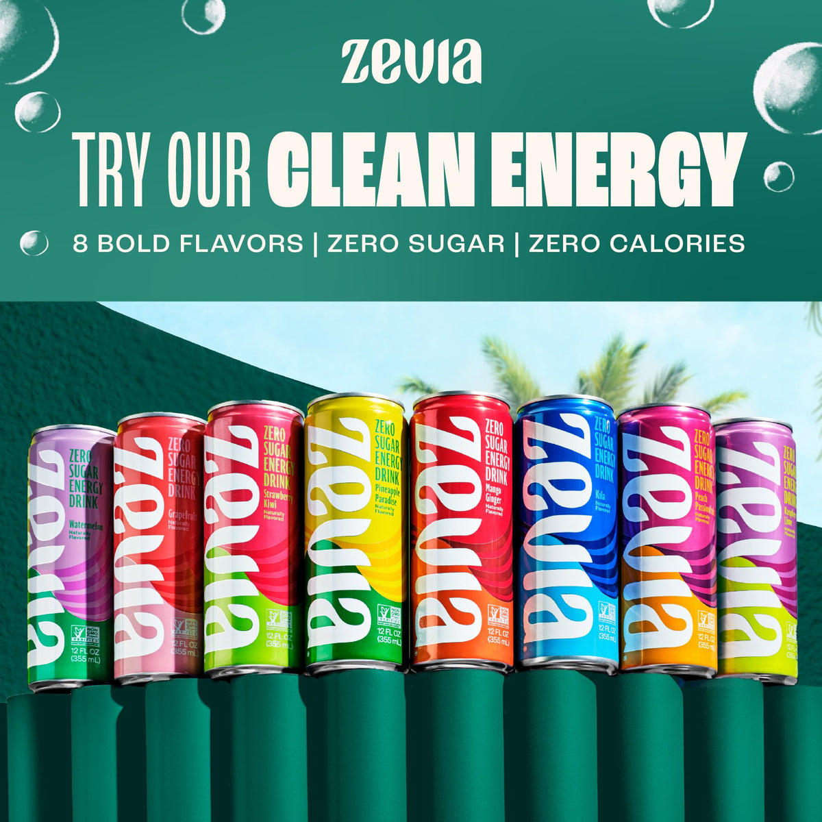 Zevia Orange Soda – Zero Sugar, Zero Calories, Naturally Sweetened, 24-Pack