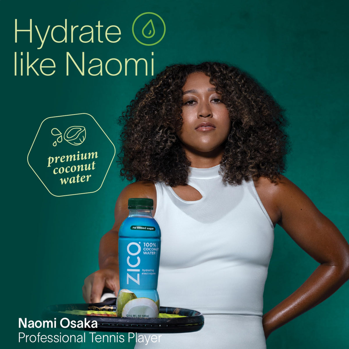 ZICO 100% Coconut Water — No Added Sugar, Natural Electrolyte Hydration, 16.9oz Pack of 12